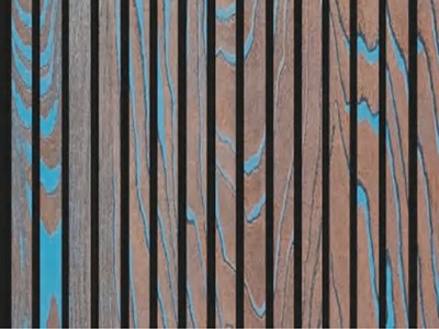 M-Brown Elm acoustic wall panel