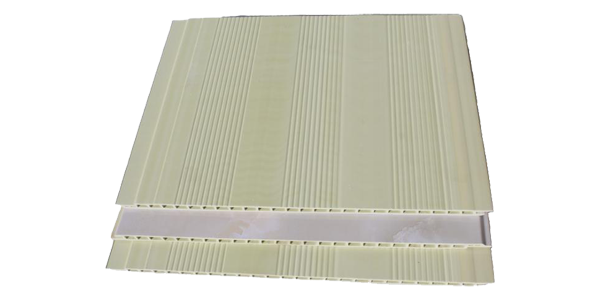 Decorative panel made of bamboo fiber