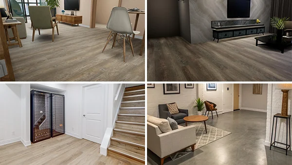 Cuatro opciones para pisos de sótano