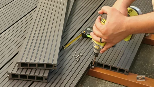 Replace and reinstall composite flooring