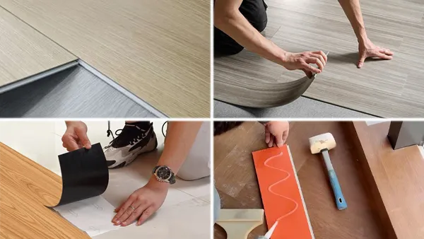 Four installation methods for DIY flooring.