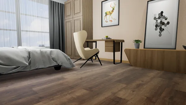Application of the flooring industry in bedrooms