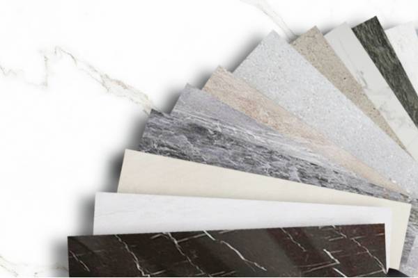 Finished decoration image of stone look SPC flooring