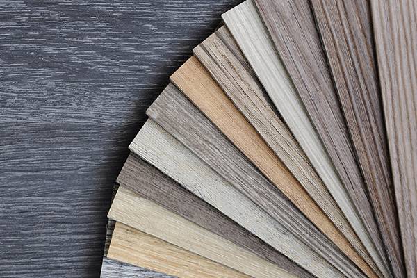 Finished decoration image of wood look SPC flooring