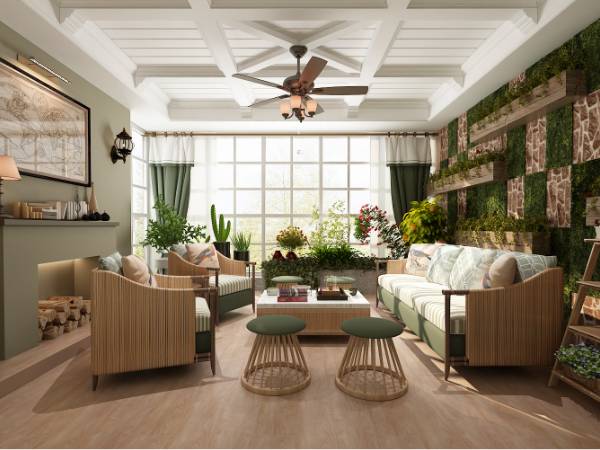 Wood look SPC flooring SW-1852