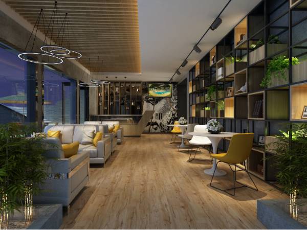 Wood look SPC flooring SW-1855