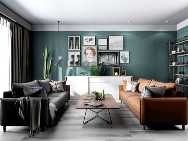 Wood look SPC flooring SW-1901