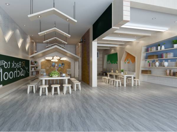 Wood look SPC flooring SW-1907