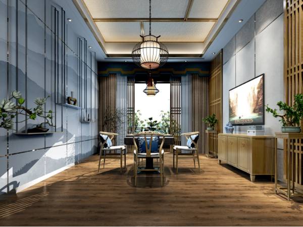 Wood look SPC flooring SW-9901