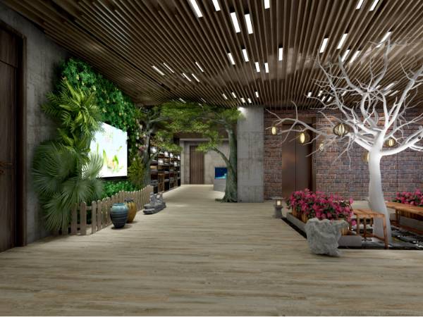 Wood look SPC flooring SW-9907