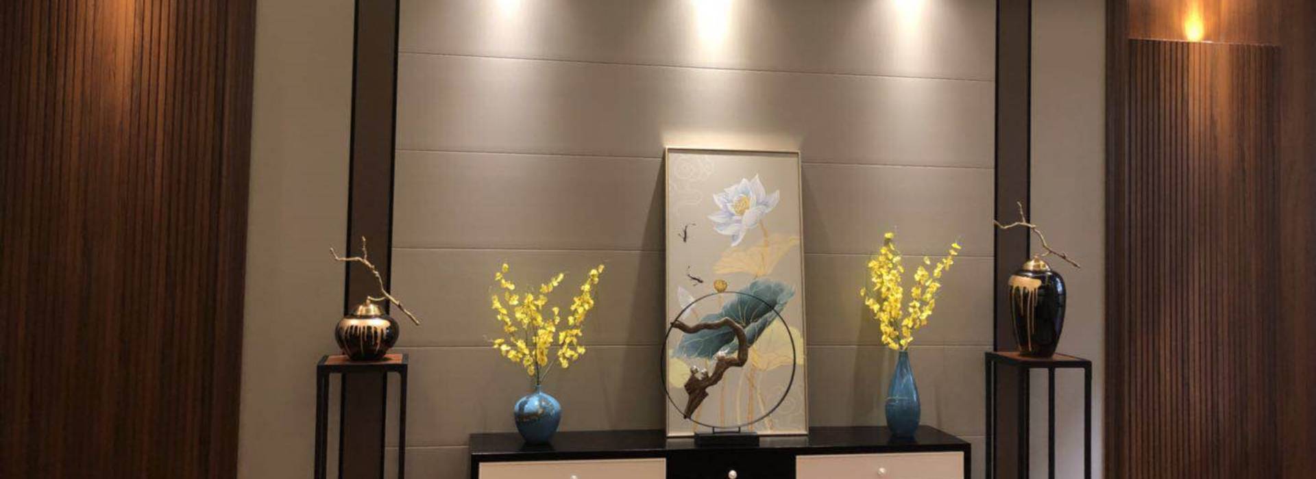 A picture of our wall paneling decoration effect