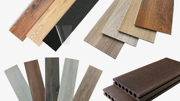 Cuatro tipos diferentes de pisos