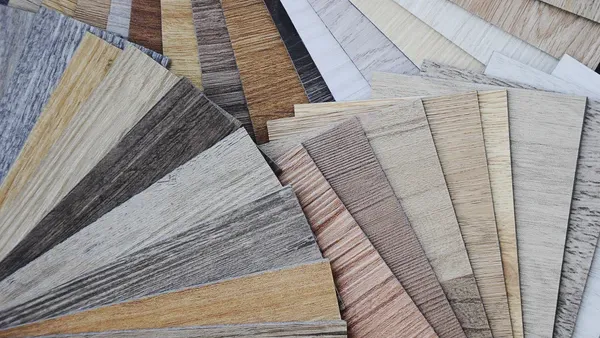 SPC flooring decoration layer of different colors and textures