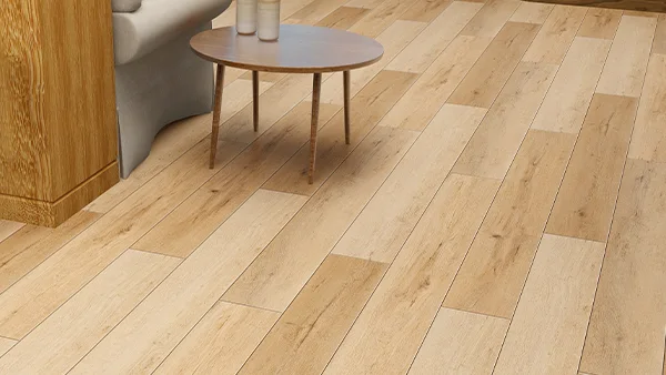 Suelos SPC tratados con pintura de borde