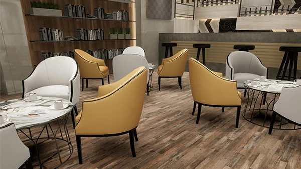 Suelos SPC utilizados en restaurantes de hoteles