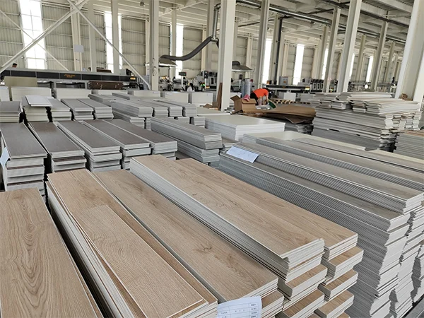 SPC flooring manufacturer warehouse