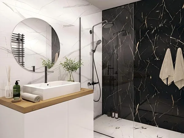 SPC solid wall panels for bathroom