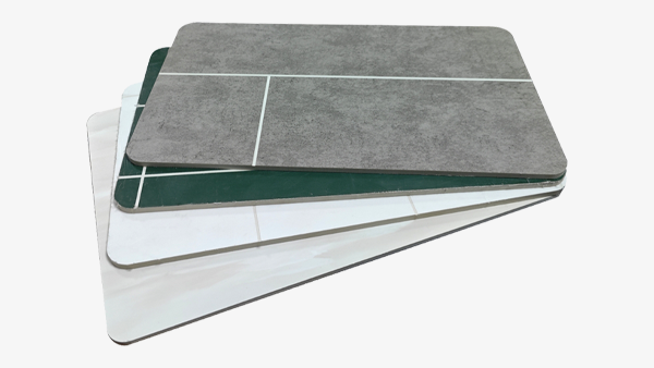 Paneles de pared SPC de color sólido con 4 patrones diferentes