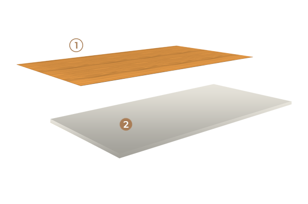 SPC solid wall panel structure diagram
