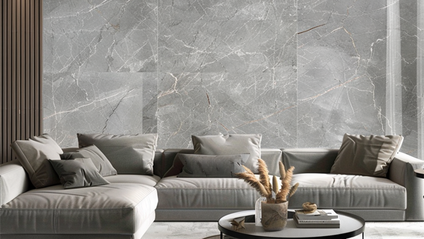 Paneles de panel SPC utilizados en la sala de estar