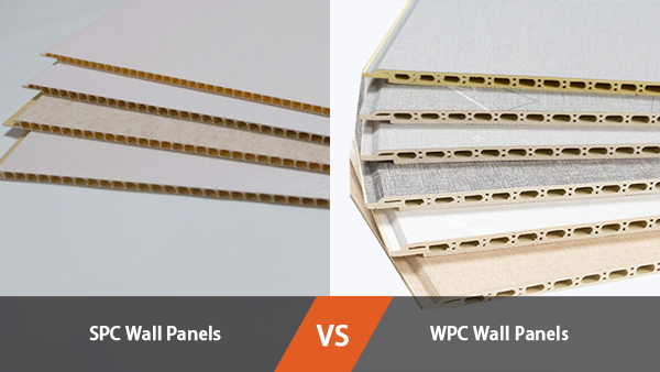 Varios colores diferentes de paneles de pared SPC y paneles de pared WPC
