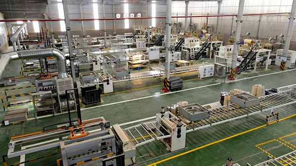 Línea de producción de pisos SPC