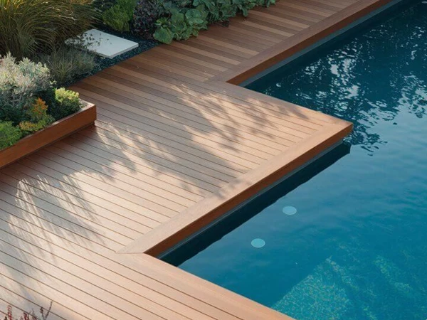 WPC decking applications in swimming pools