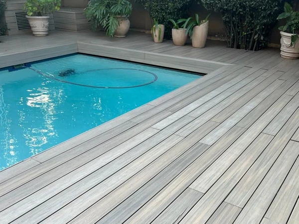 WPC decking applications in swimming pools